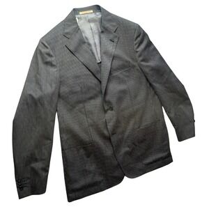 Corneliani  Men's  Pinstripe Virgin Wool Blazer Sport Coat Italy 56R EUC